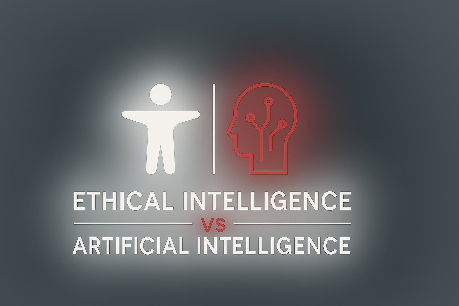 Ethical Intelligence vs Artificial Intelligence logo
